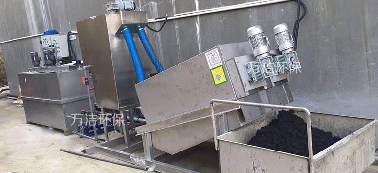 山東屠宰場污泥處理用萬潔疊螺機(jī)